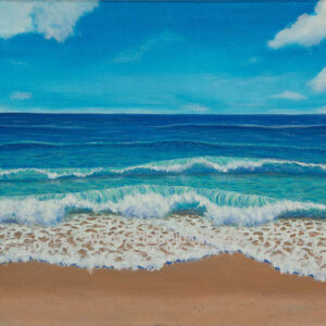 Am goldenen Ufer - Original Gemälde