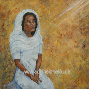 Er wird abwischen alle Tränen - Original Gemälde