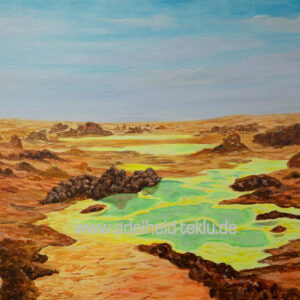 Dallol - Original Gemälde