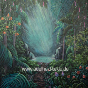 Der geheime Dschungelpfad - Original Gemälde