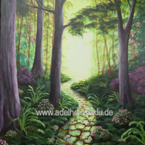 Der Weg des Lebens - Original Gemälde